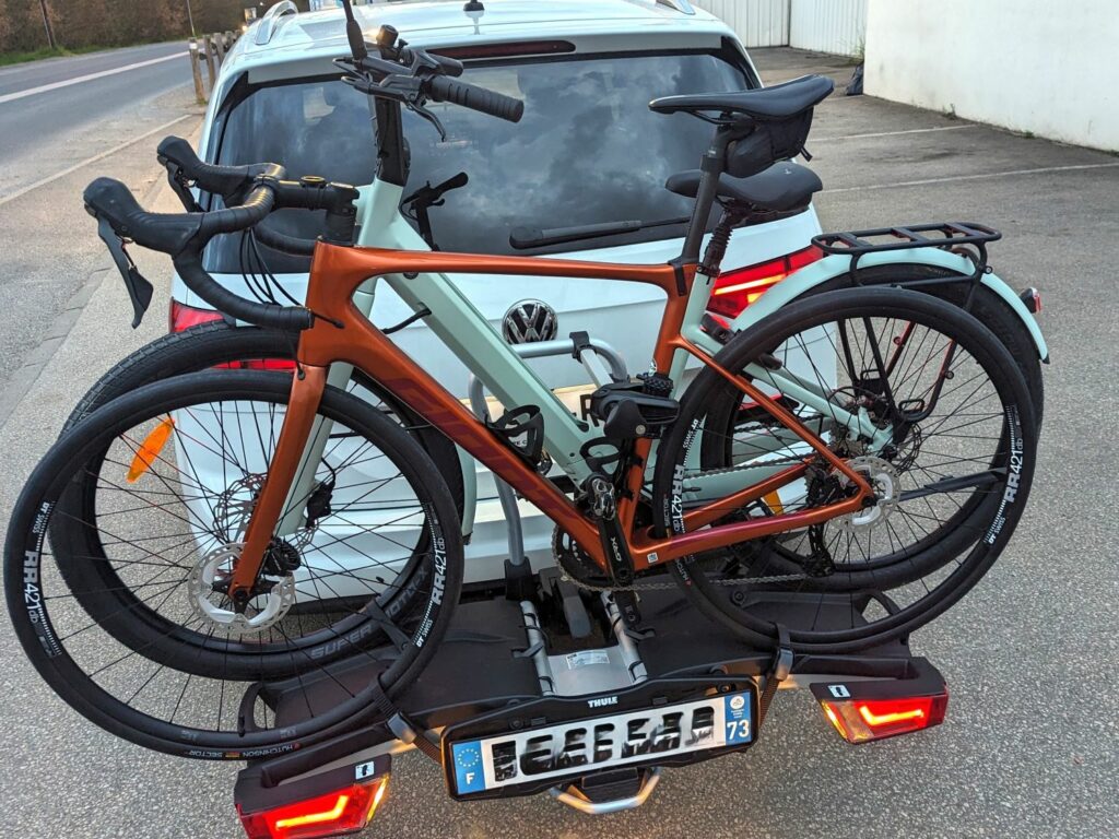 porte-vélo pliant THULE